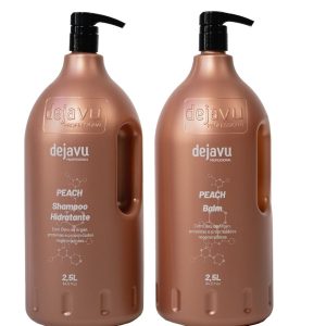Kit Peach Hidrataçao intensa uso diário 2,5 litros cada dejavu.