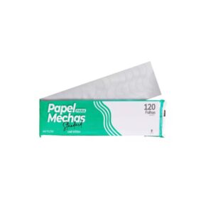 Papel para Mechas Standard grande 120 folhas